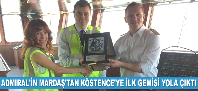 PAAVA isimli gemi, MARDAŞ’tan Köstence’ye ilk seferine çıktı