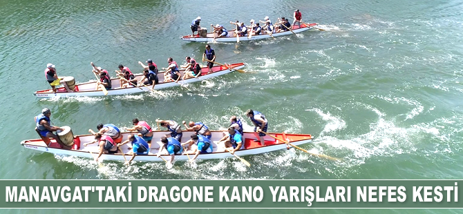 Manavgat'ta 6. Dragone Kano Festivali başladı