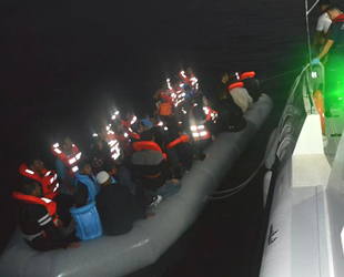 Kuşadası Körfezi’nde 58 kaçak göçmen yakalandı