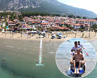 Muğla'da 9 ilçede engelliler için 14 engelsiz plaj bulunuyor