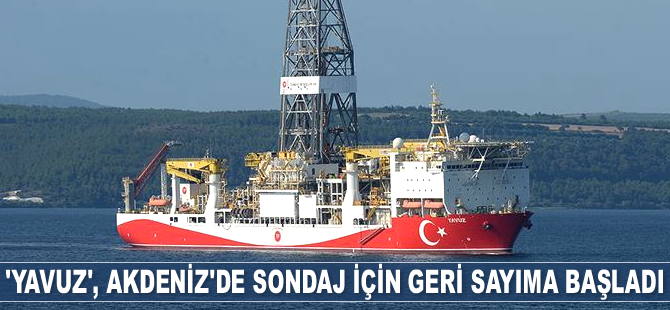 'Yavuz' gemisi, Akdeniz'de sondaj için geri sayıma başladı