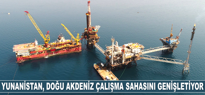Yunanistan, Doğu Akdeniz çalışma sahasını genişletiyor
