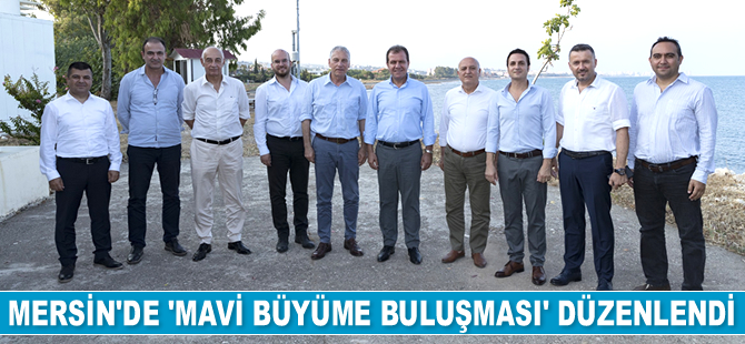 Mersin'de 'Mavi Büyüme Buluşması' düzenlendi