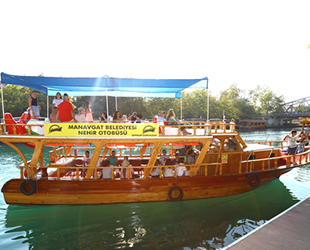 Manavgat’ta ücretsiz nehir otobüsü seferleri başladı