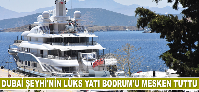‘Radiant’ isimli mega yat, Bodrum’u mesken tuttu