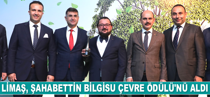 LİMAŞ, Şahabettin Bilgisu Çevre Ödülü’ne layık görüldü