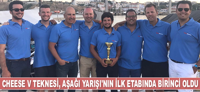 Kaş Marina-Cheese V teknesi, Aşağı Yarışı’nın ilk etabında birinci oldu
