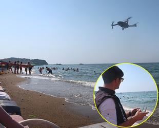 Yalova'da drone destekli deniz denetimi yapıldı