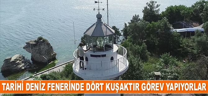 Tarihi deniz fenerinde dört kuşaktır görev yapıyorlar