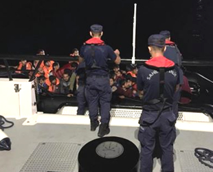 Ege Denizi'nde 143 düzensiz göçmen yakalandı