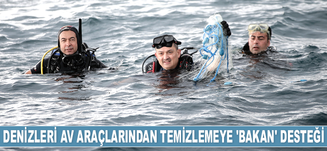 Bekir Pakdemirli, Çeşme’de dalış etkinliğine katıldı