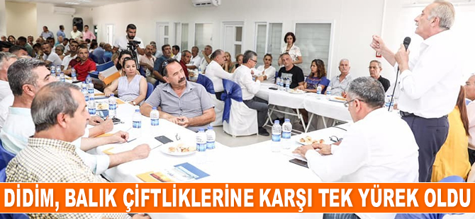 Didim, balık çiftliklerine karşı tek yürek oldu