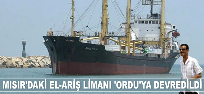 Mısır'daki El-Ariş Limanı orduya devredildi