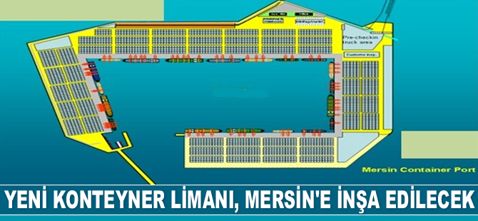 Yeni konteyner limanı, Mersin'e inşa edilecek