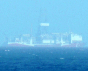 Yavuz sondaj gemisi, Kıbrıs açıklarında ilk kez görüntülendi