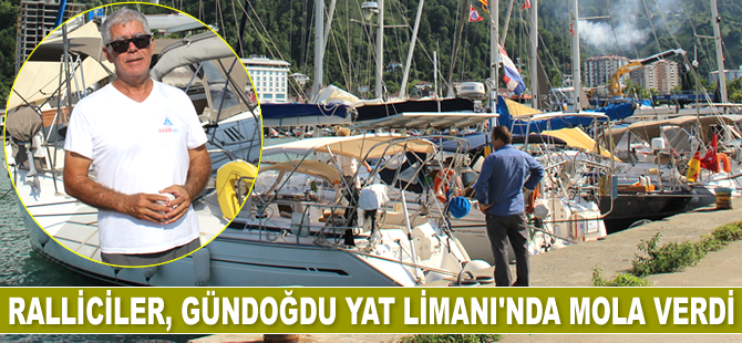 DADDralli ekibi, Gündoğdu Yat Limanı’nda mola verdi