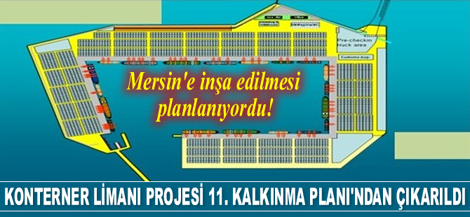 Yeni Konterner Limanı Projesi 11. Kalkınma Planı’ndan çıkarıldı