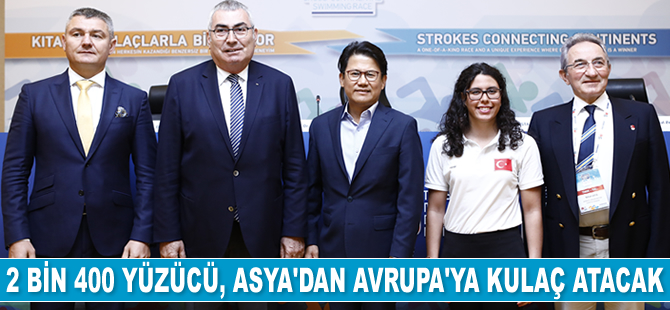 2 bin 400 yüzücü, Asya’dan Avrupa’ya kulaç atacak
