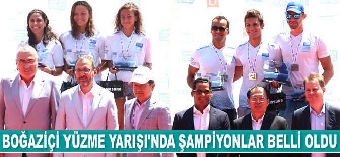 Boğaziçi Kıtalararası Yüzme Yarışı’nda şampiyonlar belli oldu