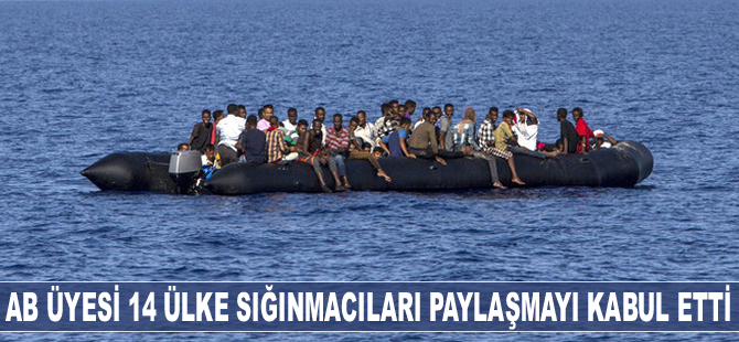 AB üyesi 14 ülke göçmenleri paylaşmayı kabul etti