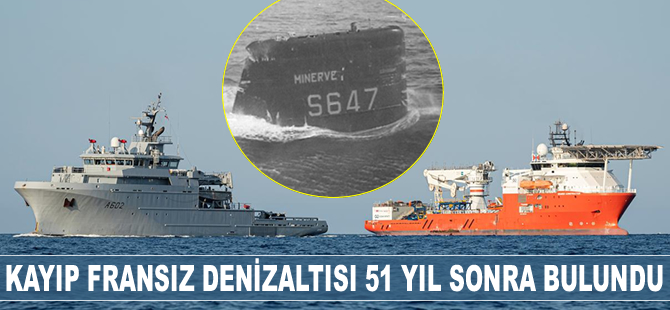 Kayıp Fransız denizaltısı 51 yıl sonra bulundu