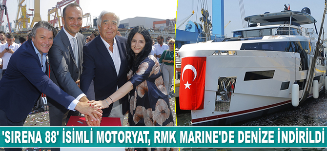 Sirena Marine, ‘Sirena 88’ isimli motoryatı denize indirdi