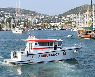 Deniz ambulansı ‘Yaşam’ Bodrum'da hayat kurtarıyor