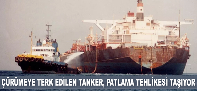 ‘SAFER FSO’ isimli tanker, patlama tehlikesi taşıyor