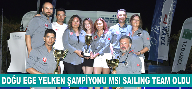 Doğu Ege Yelken Haftası şampiyonu MSI Sailing Team/AG oldu