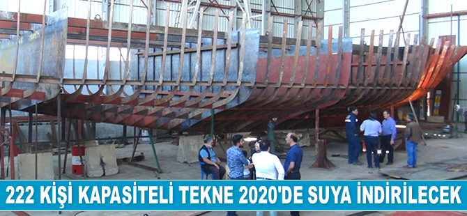 Tatvan'da inşa edilen 222 kişilik tekne 2020'de suya indirilecek