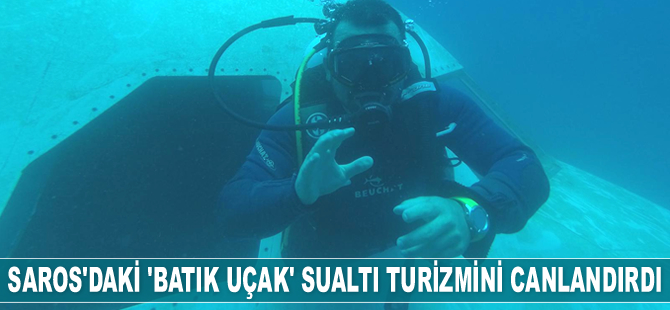 Saros Körfezi’ndeki ‘batık uçak’ sualtı turizmini canlandırdı