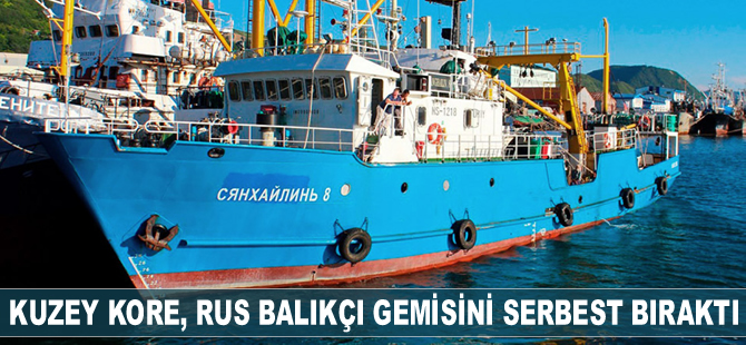 Kuzey Kore, Xiangheilin-8 isimli Rus balıkçı gemisini serbest bıraktı