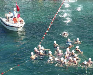 Kocaeli Açıksu Yüzme Şampiyonas’ının ilk etabı tamamlandı