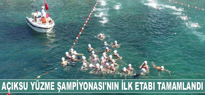 Kocaeli Açıksu Yüzme Şampiyonas’ının ilk etabı tamamlandı