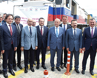 DP World Yarımca Limanı Demiryolu Bağlantısı açıldı