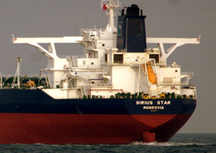 "Sirius Star" tankeri Somali kıyılarında