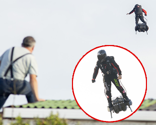 Franky Zapata, bu kez Manş Denizi'ni uçan kaykayıyla geçmeyi başardı