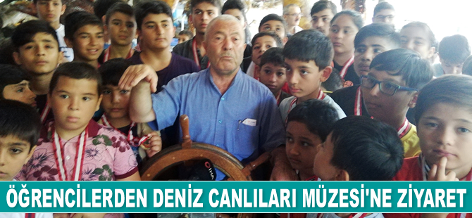 Öğrenciler, Türkiye Deniz Canlıları Müzesi’ne ziyaret etti