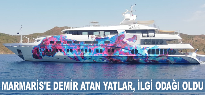 Mega yatlar, Marmaris'e demir attı