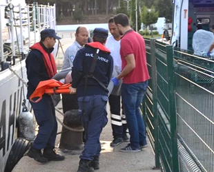Felç geçiren kişinin tıbbı tahliyesini Sahil Güvenlik ekipleri gerçekleştirdi