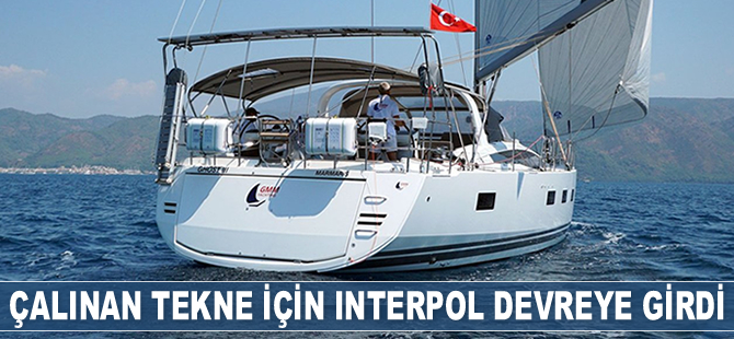 Marmaris’te çalınan ‘Ghost 3’ isimli tekne için Interpol devreye girdi