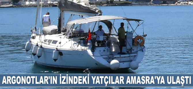 Argonotlar'ın izindeki yatçılar Amasra'ya ulaştı