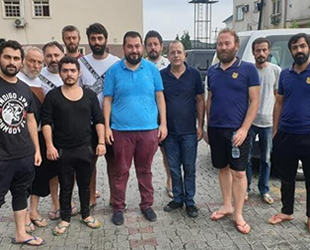 Nijerya’da kurtarılan 10 Türk denizci Türkiye'nin Abuja Büyükelçiliği’ne getirildi