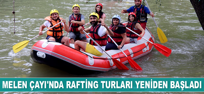 Melen Çayı'nda rafting turları yeniden başladı