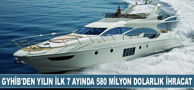 GYHİB, 2019’un ilk 7 ayında 580 milyon dolarlık ihracat gerçekleştirdi