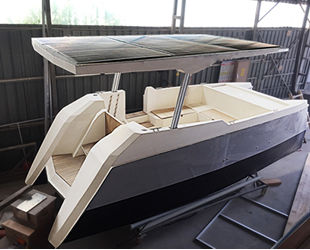 Türk mühendisler güneş enerjisiyle giden tekne inşa ettiler