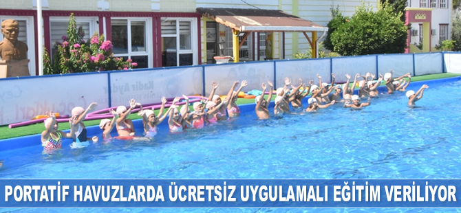 Ceyhanlı çocuklar havuza kavuştu