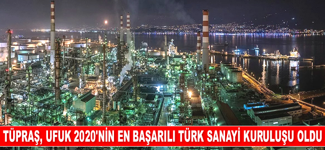 Tüpraş, AB UFUK 2020’nin en başarılı Türk sanayi kuruluşu oldu