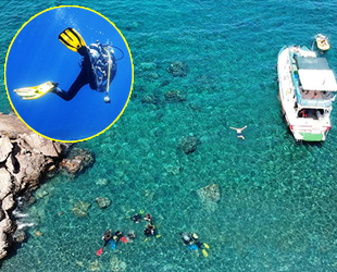 Gökçeada berrak deniziyle dalış tutkunlarını ağırlıyor