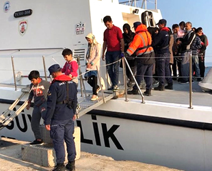 Enez’de 42 düzensiz göçmen yakalandı